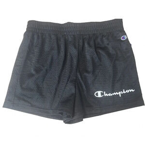 Champion Mesh Athletic Shorts Girl's Size XL Black New with Tags
